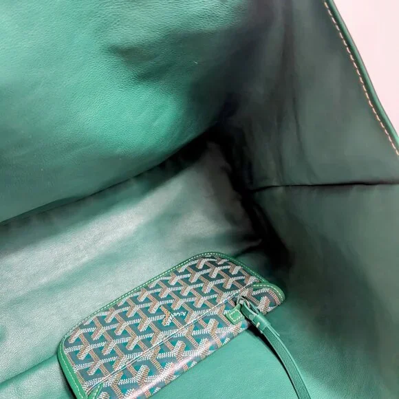Goyard Anjou PM Tote Bag in Green, Reversible - Picture 2 of 16